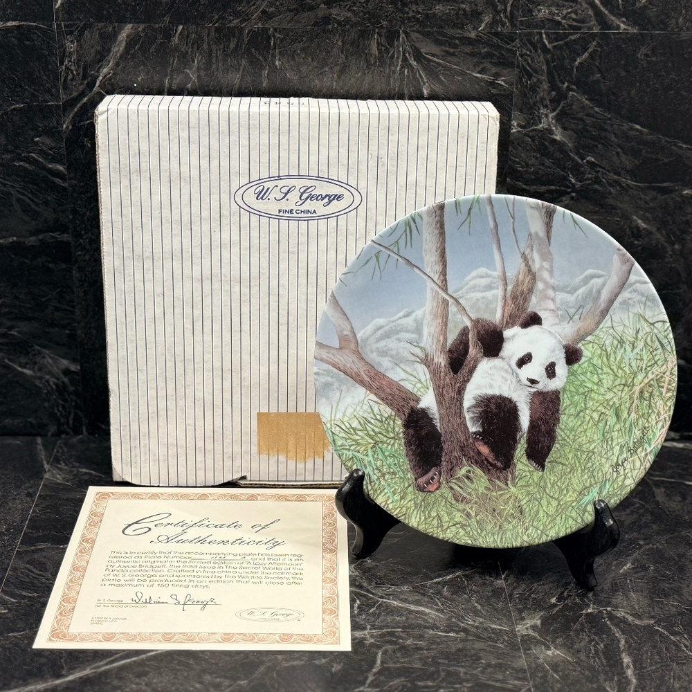 W.L. George “A Lazy Afternoon” by Joyce Bridgette Collector Plate